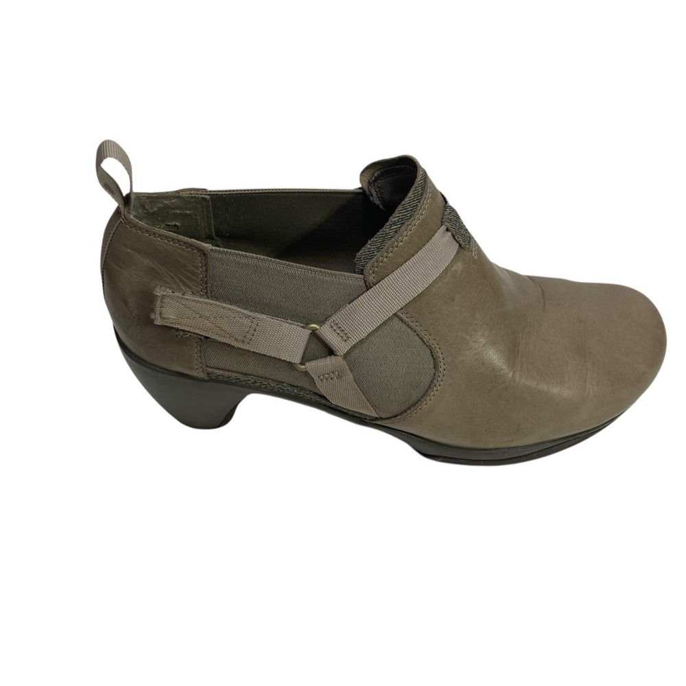Merrell Evera Rush Aluminum Leather Heeled Ankle Bootie Shoes Womens Size 11